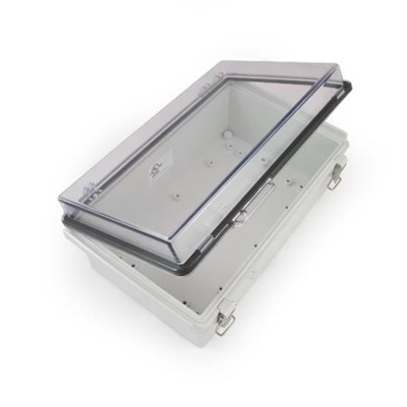 Ekm EKM Watertight Enclosure with Hinged and Latching Lid - 6.7 x 10.63 x 4.33 in. EKM-172711